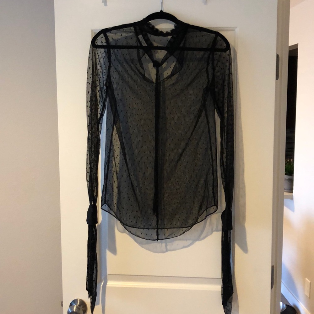 Sheer blouse